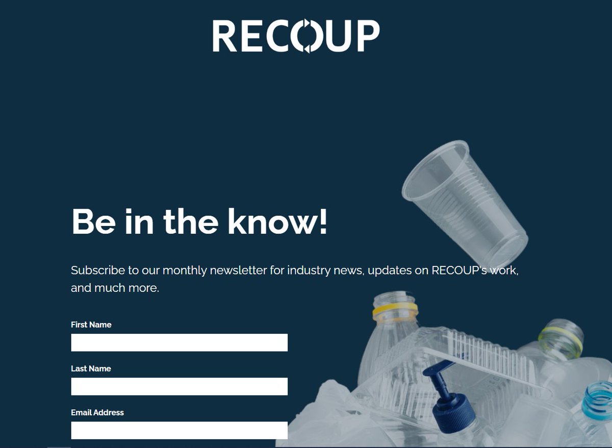 Get monthly updates about all things plastics from the UK’s leading independent authority and trusted voice on plastics resource efficiency and recycling! Sign up &gt; mailchi.mp/recoup.org/rec…

#Sustainability #Circularity #Plastics #Packaging #Reuse #Recycling #ResourceEfficiency