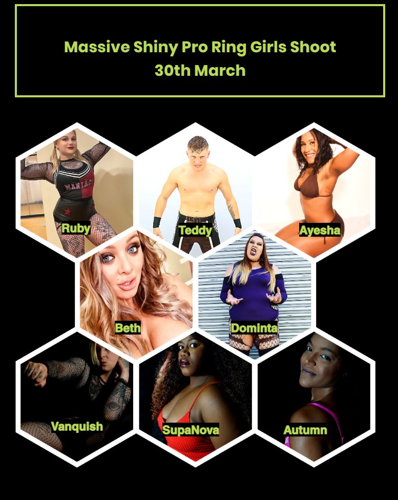 Shiny Pro Ring Girls π¬π§ (@sprgwrestling) on Twitter photo Looking forward to my mammoth Shiny Pro Ring Girls shoot today. It's all about to kick off . New faces Ayesha Ray, Ruby will be facing
<a href="/BethUndressed/">Beth Bennett</a>
<a href="/Dom_Dominita/">Dominant Dominita</a>
<a href="/AutumnRose_CWrs/">Autumn rose πΉ</a>
<a href="/SupaNWrestling/">SupaNovaWrestling</a>
<a href="/MadameVanquish/">πThe porn Legend that is Vanquish π</a>
<a href="/aloraluxmodel/">Aloralux</a>
Email monica@wrestlingmonica.com for Looking forward to my mammoth Shiny Pro Ring Girls shoot today. It's all about to kick off . New faces Ayesha Ray, Ruby will be facing
<a href="/BethUndressed/">Beth Bennett</a>
<a href="/Dom_Dominita/">Dominant Dominita</a>
<a href="/AutumnRose_CWrs/">Autumn rose πΉ</a>
<a href="/SupaNWrestling/">SupaNovaWrestling</a>
<a href="/MadameVanquish/">πThe porn Legend that is Vanquish π</a>
<a href="/aloraluxmodel/">Aloralux</a>
Email monica@wrestlingmonica.com for