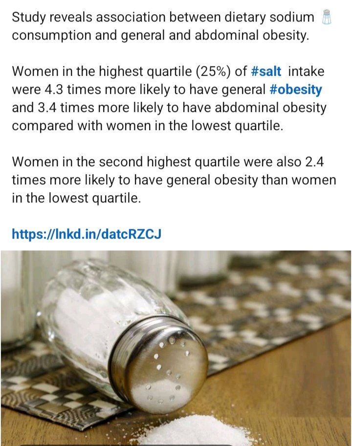 zubairabbasi's tweet photo. #SaltReduction #ObesityControl
#PreventNCDs https://t.co/bxDZtvts6U