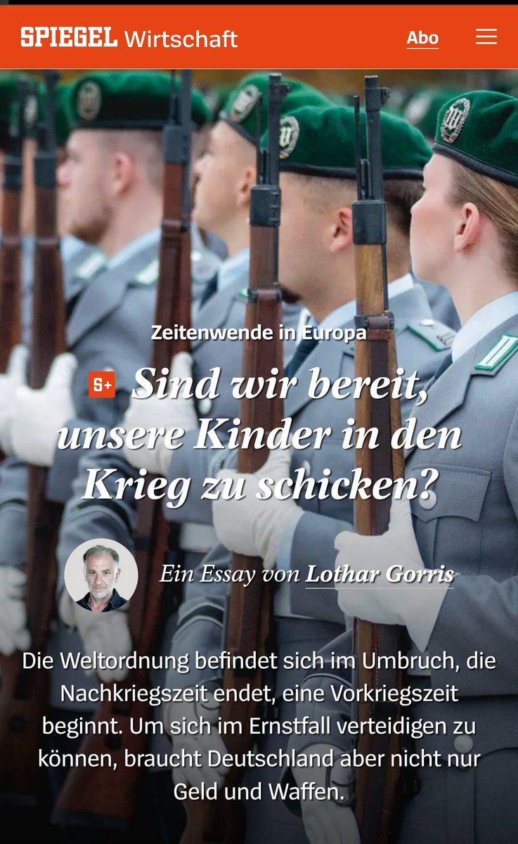 ___rolf___'s tweet image. Was für eine bescheuerte Frage von #spiegelonline.
Nur Idioten sind bereit ihre Kinder in einem #Krieg zu schicken. Es sollte alles getan werden um #Krieg zu vermeiden und den #Kriegstreibern die #Kriegsgeilheit auszutreiben.
Wie seht ihr das?