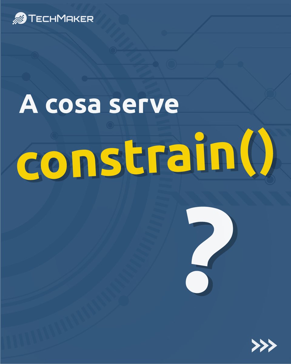 TechMakerIT's tweet image. A cosa serve la funzione constrain()?
🎯 La funzione constrain vincola un numero entro un intervallo definito.
#TechMaker - Libera la tua #vogliaDiCostruire 
#arduino #sketch #codice #elettronica #programmazione