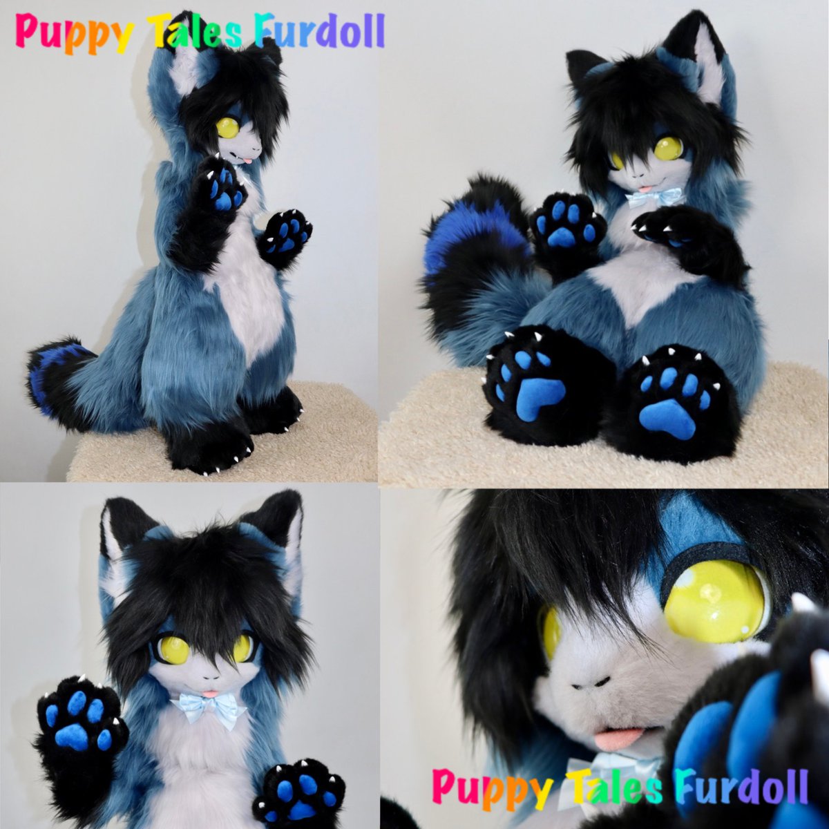 🐾Puppy Tales Studio 🐾
「Furdoll Commission work complete」 
Meet the handsome little dragon🐲