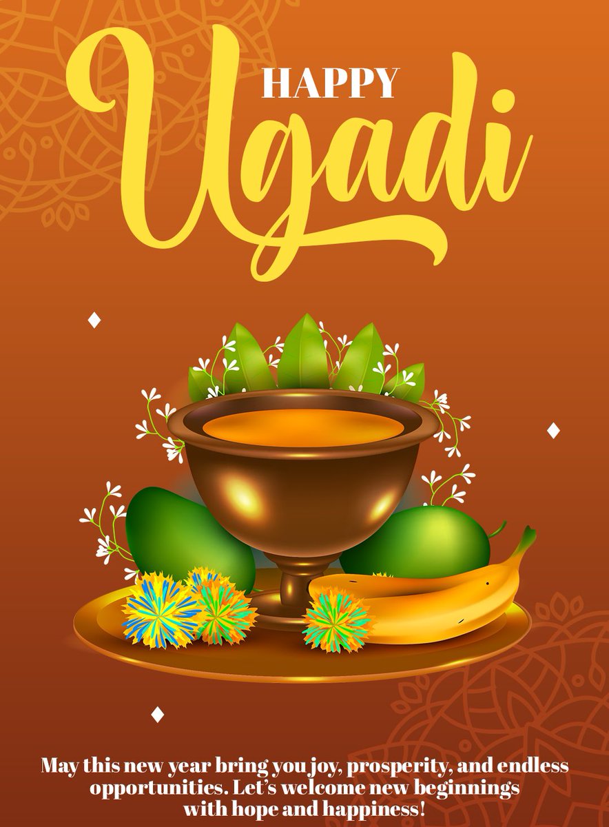 Wishing you and your family a year full of happiness and new opportunities! 

#HappyUgadi #Ugadi2025