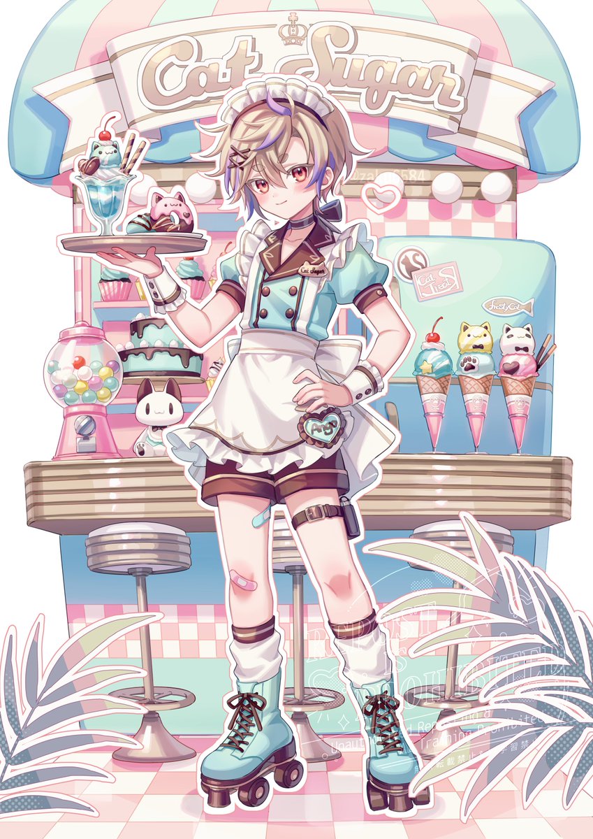 「#skeb ご依頼ありがとうございました! 」|すざく＠２月１０日発売！『天空の異世界ビストロ店』のイラスト