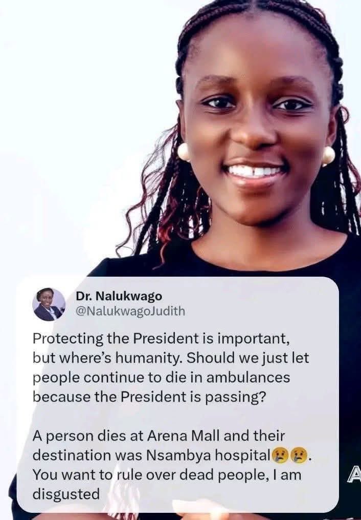 Nicholas Opiyo (Pronouns He/Him) (@nickopiyo) on Twitter photo The distance between Arena Mall and the Hospital is less than half a kilometer. Imagine that! <a href="/KagutaMuseveni/">Yoweri K Museveni</a>, I hope you see this and redress this situation.
Your travel madness is affecting many lives, livelihoods, and the economy. What are your thoughts? What are you afraid The distance between Arena Mall and the Hospital is less than half a kilometer. Imagine that! <a href="/KagutaMuseveni/">Yoweri K Museveni</a>, I hope you see this and redress this situation.
Your travel madness is affecting many lives, livelihoods, and the economy. What are your thoughts? What are you afraid