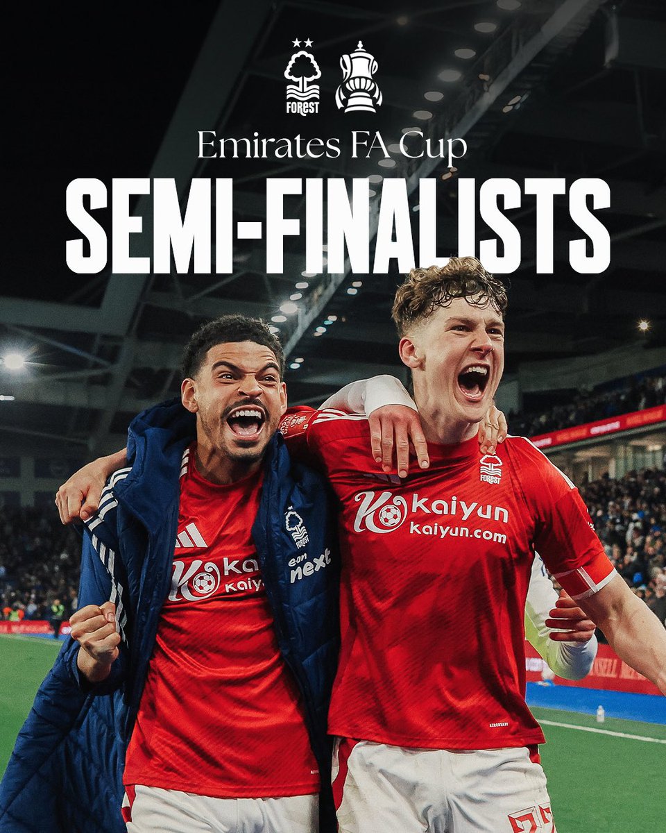 Nottingham Forest AD (@nffcad) on Twitter photo Our <a href="/NFFCAD/">Nottingham Forest AD</a> Audio Description commentary won’t be available for the #EmiratesFACup Semi Final. 🏆
However, there will be an alternative service for all Blind and visually impaired #NFFC supporters.
Please contact <a href="/wembleystadium/">Wembley Stadium</a> for further details ✅ 🎙️ Our <a href="/NFFCAD/">Nottingham Forest AD</a> Audio Description commentary won’t be available for the #EmiratesFACup Semi Final. 🏆
However, there will be an alternative service for all Blind and visually impaired #NFFC supporters.
Please contact <a href="/wembleystadium/">Wembley Stadium</a> for further details ✅ 🎙️