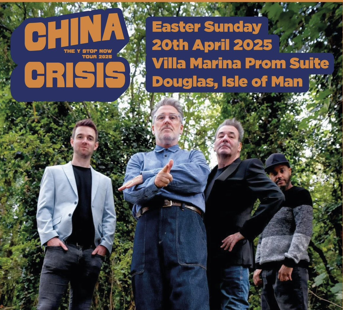 Details &amp; Tickets at rsromotions.co.uk  <a href="/ChinaCrisisUK/">China Crisis</a> #villagaiety #douglasiom #livemusic #chinacrisis