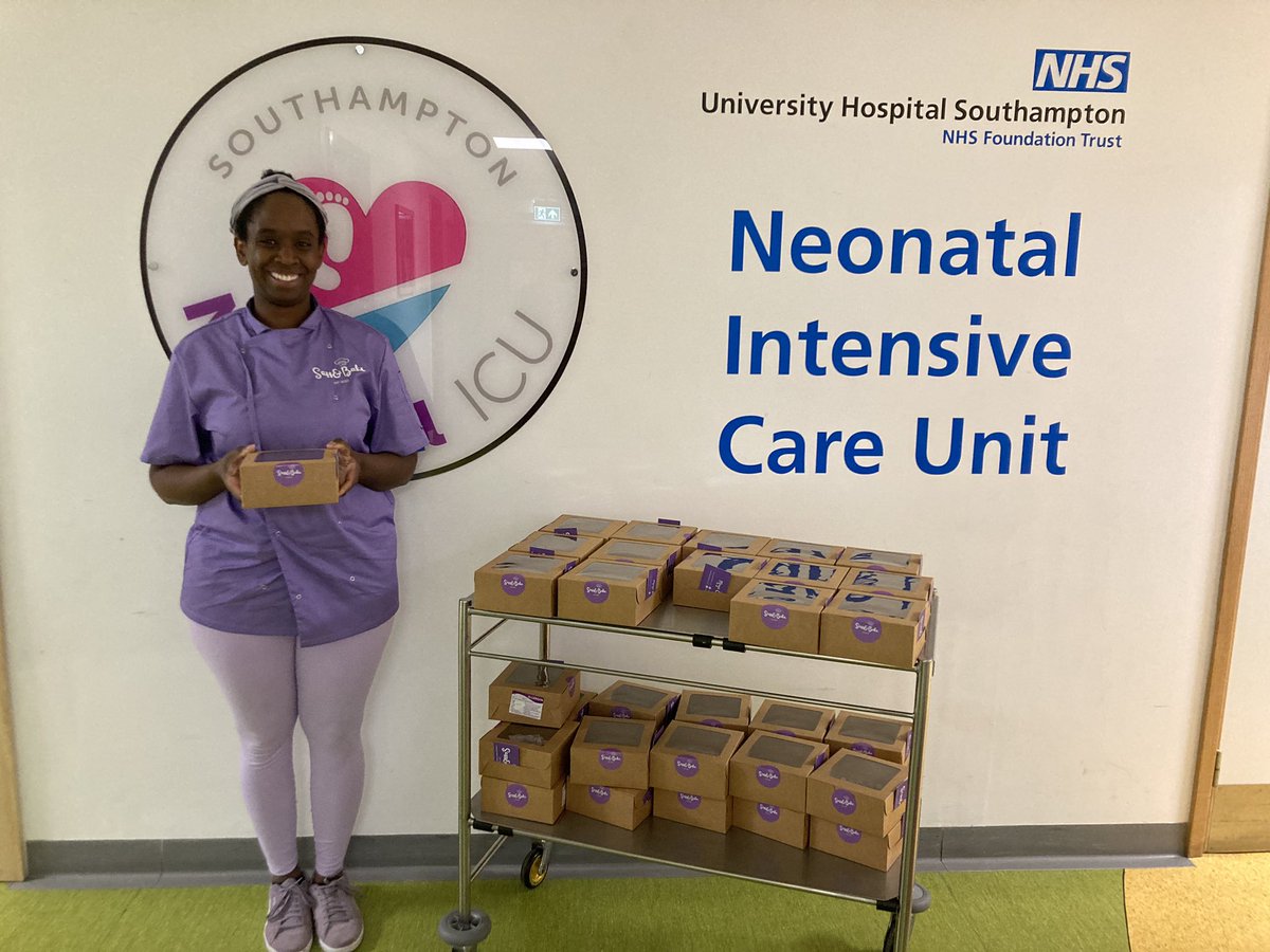 UHS_Neonates's tweet image. Happy Mother’s Day on the neonatal unit. Thank you to Sass and Bake for spoiling our mummies with some delicious cookies. @UHSFT @SotonChildHosp