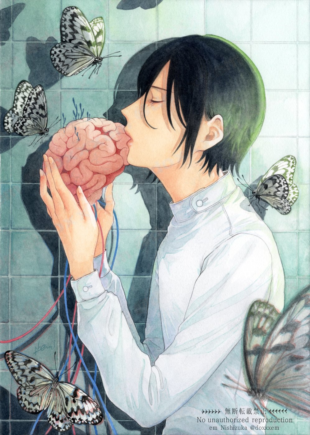 我が家に伝わる絵 A favorite drew the other day. An illustration would draw if