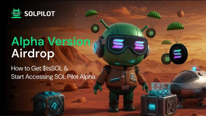 New Airdrop: SOL Pilot 
Reward: $SOL + $tsSOL 
Distribution date: 8 April, 2025

🔗Airdrop Link: app.solpilot.ai/mission

- Complete all mission of the airdrop
- Connect your SOL wallet address
- For Rewards TOP 100 participants

-Try to make referrals and get more rewards