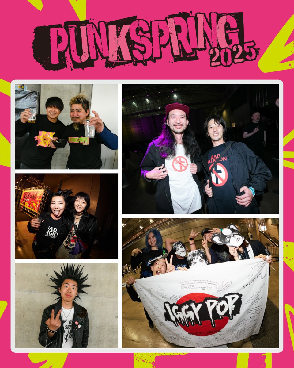 【Snap📸】

PUNKSPRING 2025 

みなさんの写真も、#punkspring #パンスプ をつけてどんどんシェアしてください📸

#punkspring #パンスプ