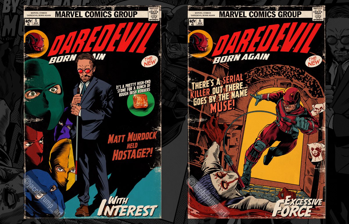 jacobcrump10's tweet image. DAREDEVIL : BORN AGAIN
Episodes 5 & 6 as Comics
@Daredevil @MarvelStudios @DisneyPlus @DisneyPlusUK @charliecoxbr @vincentdonofrio @kamardelosreyes @jonbernthalorg #Daredevil #DaredevilBornAgain #kingpin #punisher #whitetiger #marvel #marvelcomics #disney #disneyplus