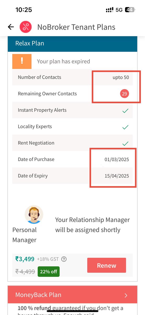 enakahd_ayrus's tweet image. @NoBrokerCom, impressive! My plan expired in the future (15-Apr-25) but was deactivated in the past. Are you running a real estate platform or a time machine? 🕰️😂 #NoBroker #BackToTheFutureOfBadService”
@NoBrokerCare