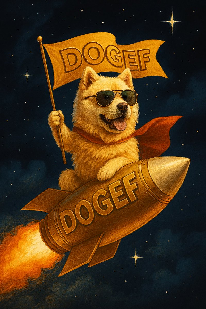 DogeFcoin's tweet photo. 🚀 DOGEF has launched!
To the memes. To the moon. No turning back.
Our dog is on a mission.
This is not a joke. It's $DOGEF.

🔗 Official Website
🐦 X Account
📊 Live Chart (GeckoTerminal)
🪙 Buy DOGEF
#DOGEF #MemeCoin #SuiNetwork #JustMemes #ToTheMoon https://t.co/EFJtGSDtt8