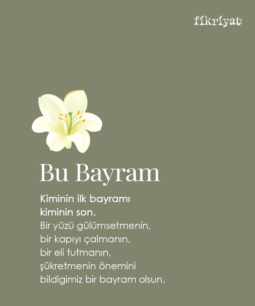 Hayırlı Bayramlar❣️

#ramazanbayramı
