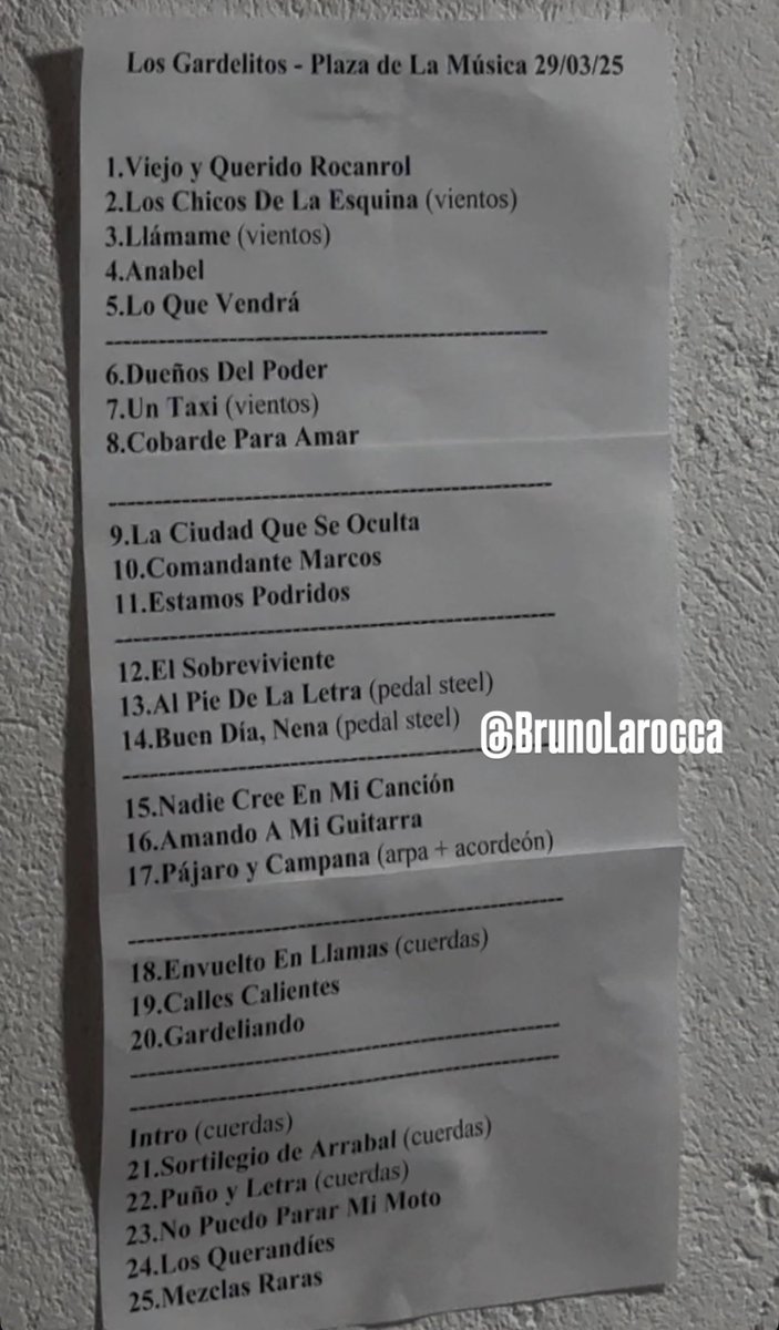 La lista