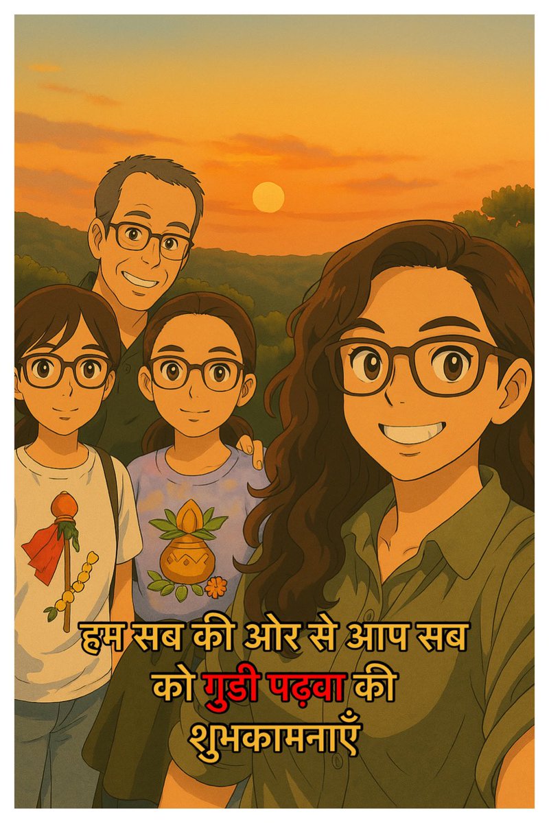 Happy Gudi Padva.. 

#ghiblistyle #GudiPadwa2025