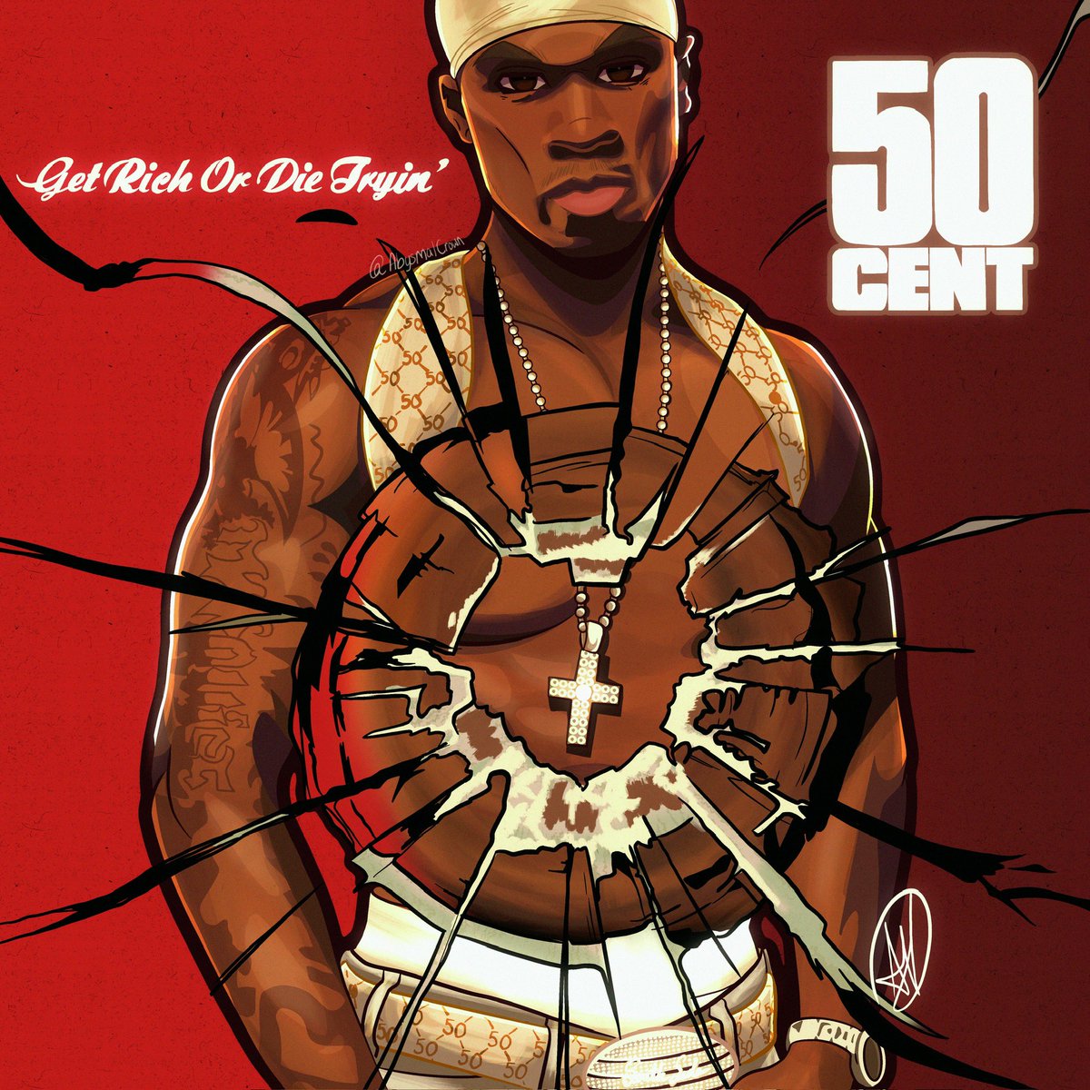 abysmalcrown's tweet photo. I thought to draw Mr.50 after reading his book Hustle Harder Hustle Smarter.
@50cent
#DigitalArtist #50cent #2000music #art https://t.co/dsWDoQi3J1