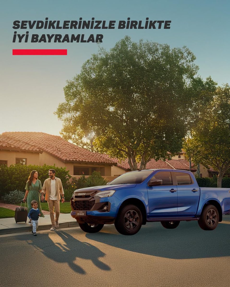 Sevdiklerinize güvenle ulaştığınız iyi bayramlar dileriz. 

#IsuzuDMax #RamazanBayramı