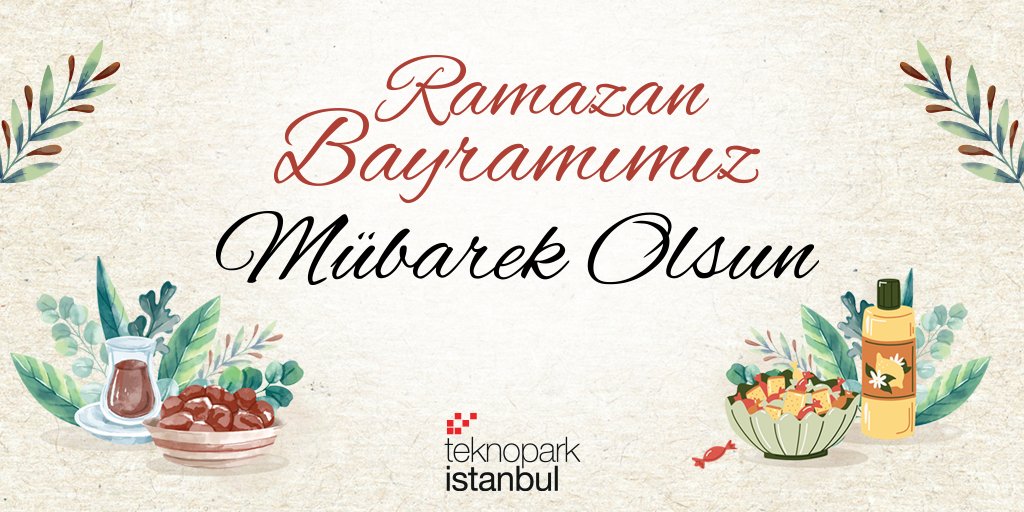 teknopark_ist's tweet photo. Ramazan Bayramı'mız mübarek olsun. 💐

Teknopark İstanbul Ailesi olarak, tüm girişimcilerimize, iş ortaklarımıza ve çalışanlarımıza mutlu ve huzurlu bir bayram diliyoruz.

#RamazanBayramı #Teknoparkİstanbul #BayramımızMübarekOlsun https://t.co/HUyZR94IxW