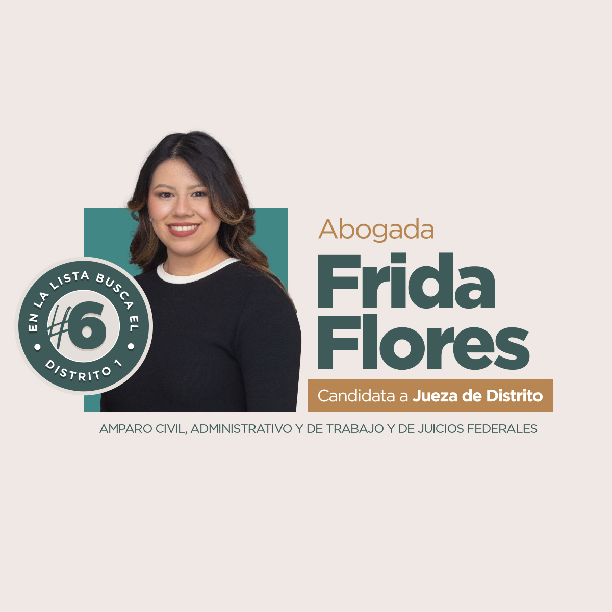 ¡Llegó el día! Arrancamos juntas y juntos un camino lleno de compromiso, claridad y justicia. Soy Frida Flores, y te invito a acompañarme en este recorrido hacia un Poder Judicial más cercano, accesible y humano. ¡Sigamos trabajando por Puebla!