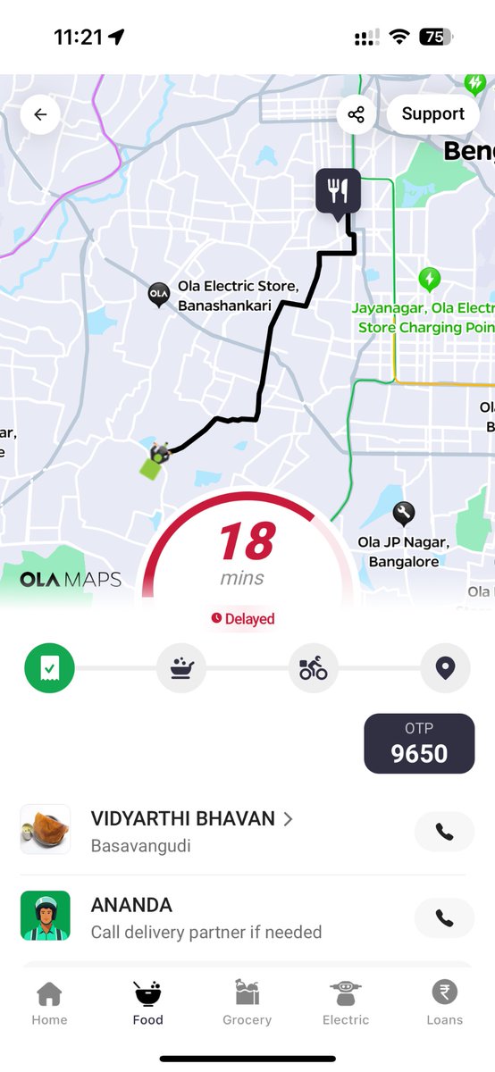 AkhilSnn's tweet photo. Who’s mistake is this is it negligence of the upper management for which they have committed not able to deliver or they don’t think about customer well being @ola_supports https://t.co/9qOBrtYGsY