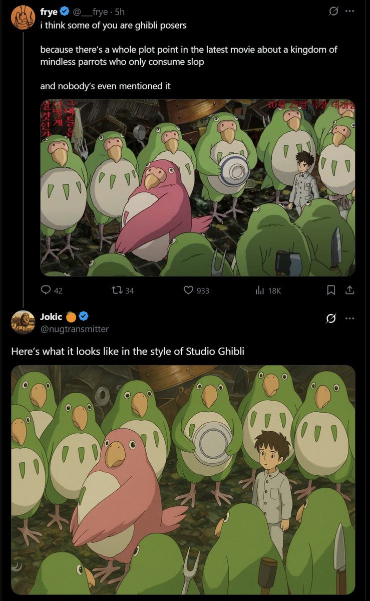 A perfect example of how AI strips things of any kind of personality or artistry. It's like having a slider on how generic and watered down you want your slop.