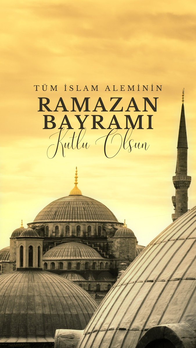 BÜTÜN İSLAM ÂLEMİNİN RAMAZAN BAYRAMI KUTLU OLSUN 
#RamazanBayramı