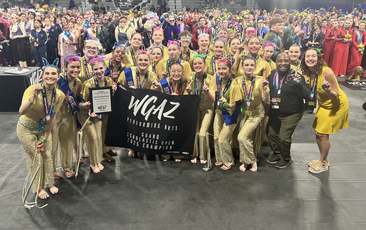 Desert Vista High School (@dvhs_tuhsd) on Twitter photo Congratulations to our Winter Guard Scholastic Open Champions! 🏆 Go Thunder! 💙⚡️💛 <a href="/TUHSD_News/">TUHSD News</a> Congratulations to our Winter Guard Scholastic Open Champions! 🏆 Go Thunder! 💙⚡️💛 <a href="/TUHSD_News/">TUHSD News</a>