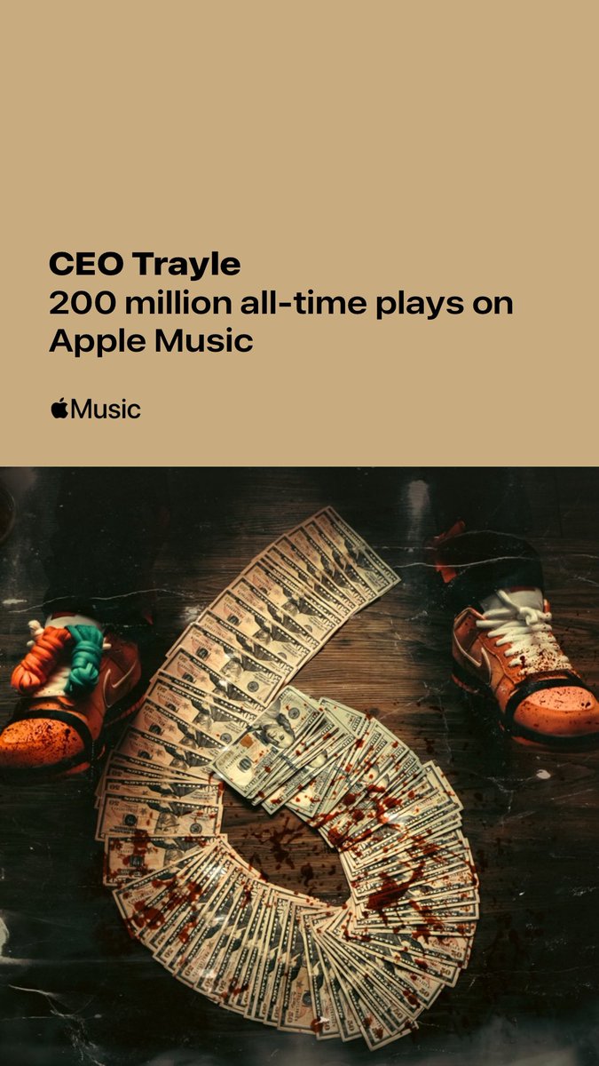ceotrayle_'s tweet photo. 200 Million nigga 🤨 On Apple Music alone fuck is u sayin lil nigga 🚪🚪🚪 https://t.co/Le5LbA8gsG