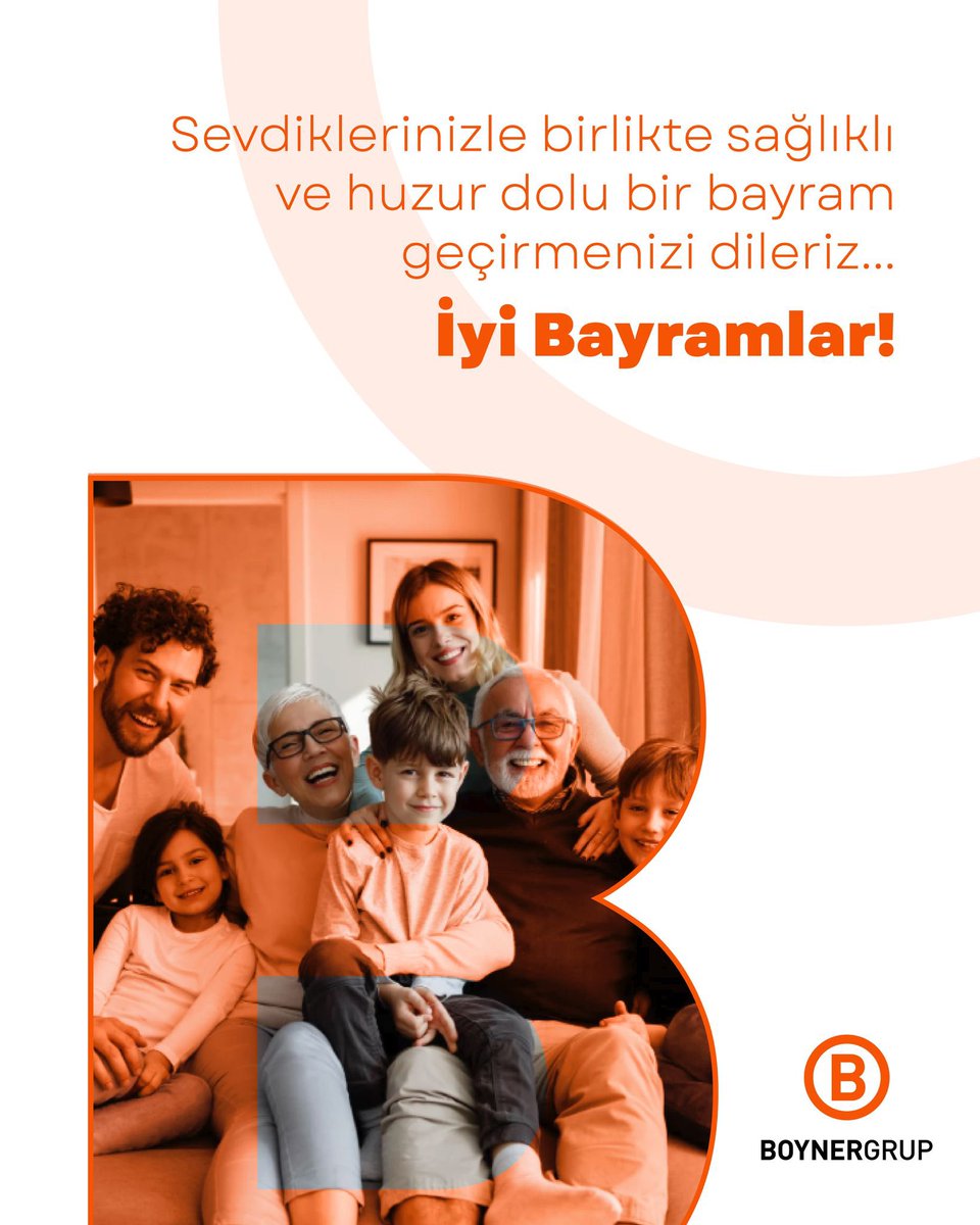 Sevdiklerinizle birlikte iyi bir bayram geçirmenizi dileriz. 🧡

#BoynerGrup