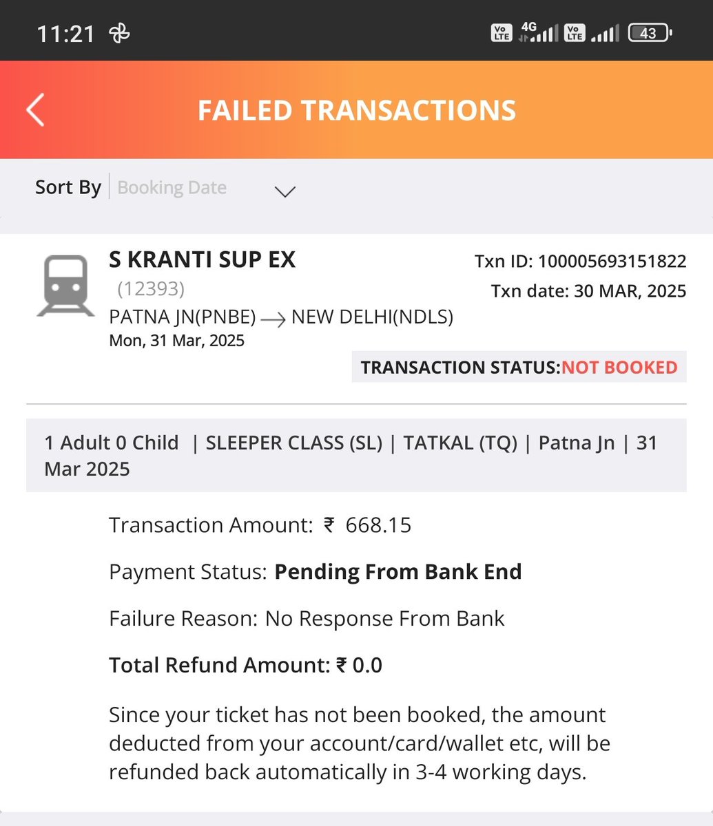 realmunnasingh's tweet photo. मेरे ख्याल से आम आदमी के लिए IRCTC का बुकिंग सेवा अधिकारिक रूप से बंद कर देना चाहिए.
@IRCTCofficial @RailwaySeva @RailMinIndia https://t.co/UsrTQ3LT8d