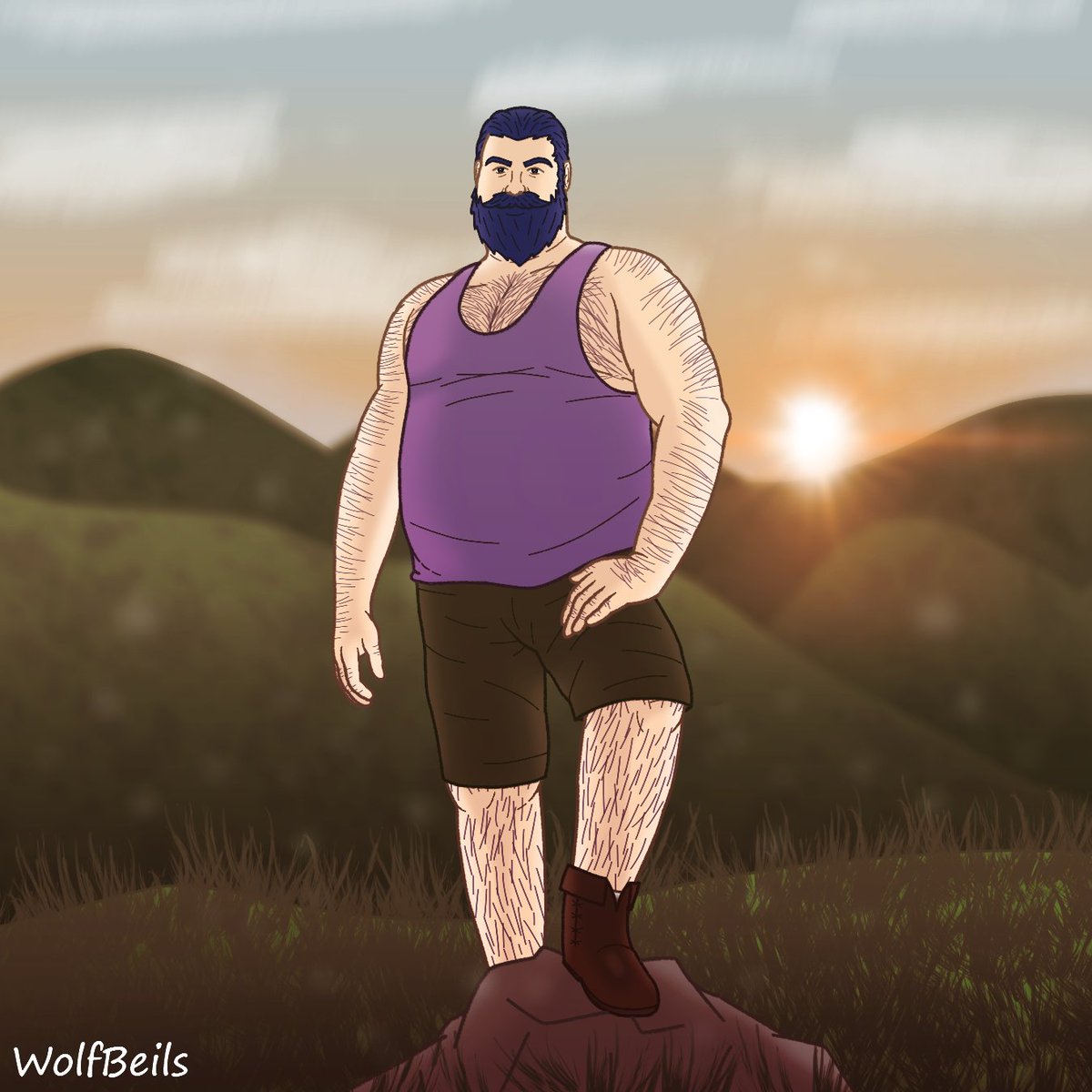 WolfBeils's tweet image. SO YEAH I couldn't miss the opportunity to take part in this and draw This Thing

I ended up doing a full BG piece bc I felt like it 🤧

#FireEmblem #封印の剣23周年 #FE6