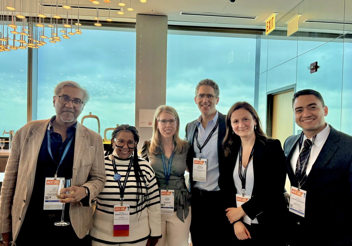 Maxima Mendez,MD.FACC (@maximamendez15) on Twitter photo Just like that ! Preventive council reception at the American College of Cardiology Congress 2025
#ACCPrev #ACC2025
<a href="/ACCinTouch/">American College of Cardiology</a> <a href="/EugeniaGianos/">Eugenia Gianos MD</a> <a href="/ProfKausikRay/">Prof Kausik Ray FMedSci</a> <a href="/iuliaiatan/">Iulia Iatan, MD PhD</a> <a href="/CarlosVergaraMD/">Carlos Vergara MD</a> <a href="/DrEugeneYang/">Eugene Yang</a>
<a href="/society_eas/">European Atherosclerosis Society</a> Just like that ! Preventive council reception at the American College of Cardiology Congress 2025
#ACCPrev #ACC2025
<a href="/ACCinTouch/">American College of Cardiology</a> <a href="/EugeniaGianos/">Eugenia Gianos MD</a> <a href="/ProfKausikRay/">Prof Kausik Ray FMedSci</a> <a href="/iuliaiatan/">Iulia Iatan, MD PhD</a> <a href="/CarlosVergaraMD/">Carlos Vergara MD</a> <a href="/DrEugeneYang/">Eugene Yang</a>
<a href="/society_eas/">European Atherosclerosis Society</a>
