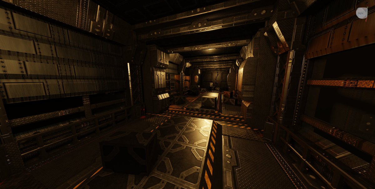 boneblox's tweet image. Sci-Fi Hallway for tutorial
Like &amp; Repost &lt;3
#RobloxDev #RobloxBuilder #RobloxGame #RobloxDevTutorial #DevTutorial #robloxart