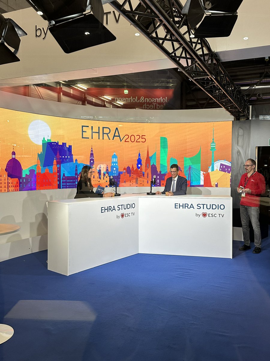 Stefan Simović (@simovicst) on Twitter photo #EHRA_ESC TV studio kick-off recording #EHRAGoodMornings with <a href="/Mel_Gunawardene/">Melanie Gunawardene</a> & <a href="/SteliosTzeis/">Stelios Tzeis</a>
#EHRA2025 #EHRAbackstage #EHRA_ESC TV studio kick-off recording #EHRAGoodMornings with <a href="/Mel_Gunawardene/">Melanie Gunawardene</a> & <a href="/SteliosTzeis/">Stelios Tzeis</a>
#EHRA2025 #EHRAbackstage