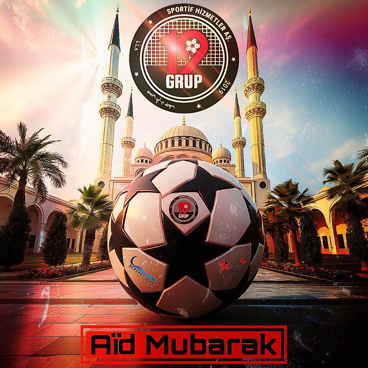 Aïd Mubarak 
Bayramınız mübarek olsun 
Bonne fête.