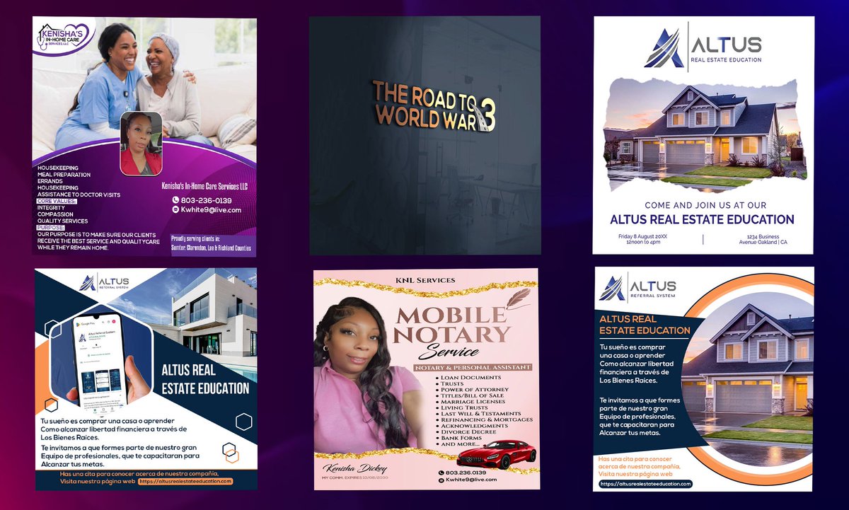 ZhumuriM's tweet photo. Looking for a Professional Service? Want a neat and high-quality design for your Church events or Any social events? Need a fast turnaround?
Order Link: https://t.co/G9Kv9vp6sV
#fiverr #upwork #creditrepair #credit #business #needflyer #tax #GraphicDesign #tshirtdesign https://t.co/Zg3rNRtISJ