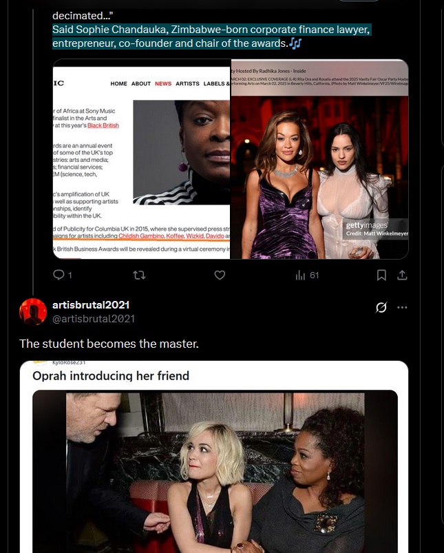 artisbrutal2021's tweet photo. Is that the Sussex duo's interview with Oprah?🍿 https://t.co/oTJ4wVQncO