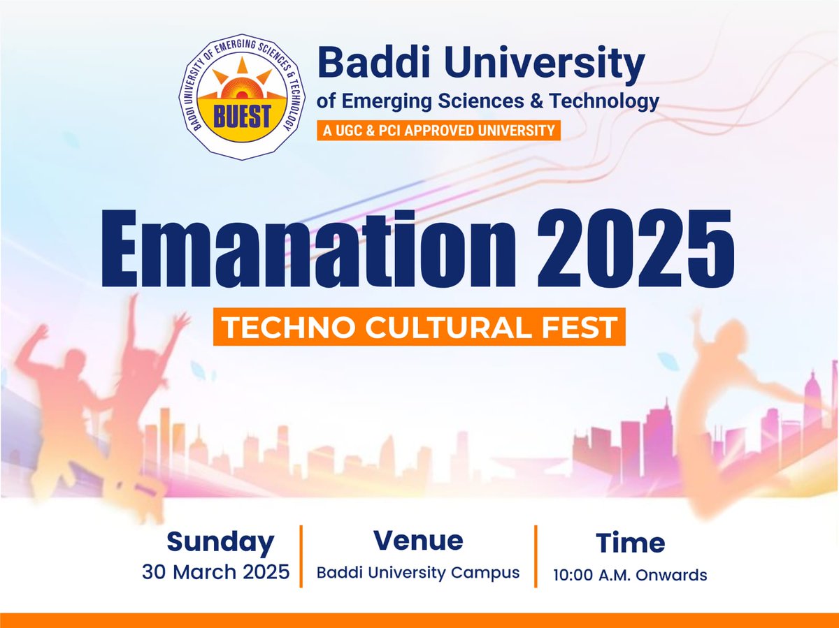 BaddiUniversit's tweet image. Emanation 2025  

Let us celebrate college fest &amp;amp; live life to the fullest. Tune in to the live stream of our college fest Emanation.

youtube.com/live/Ev1TKN5db…

#emanation #TechFest2025 #festivevibes #baddiuniversity #lifeatbuest #BUEST