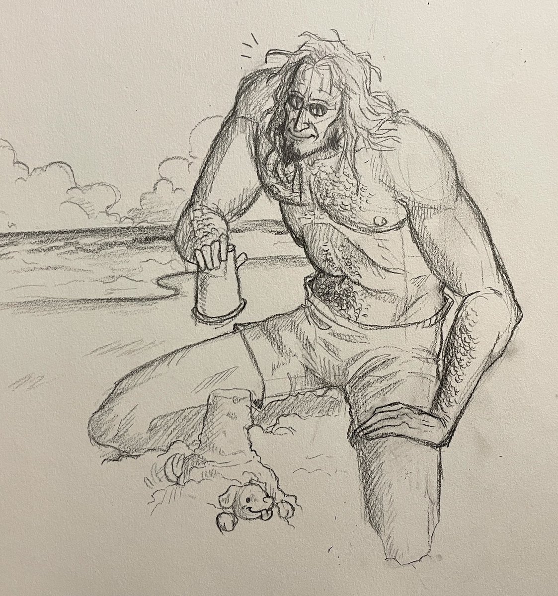 Clown_carstars's tweet image. Postal dude being loved and having fun based on a tumblr ask 💖 #postal