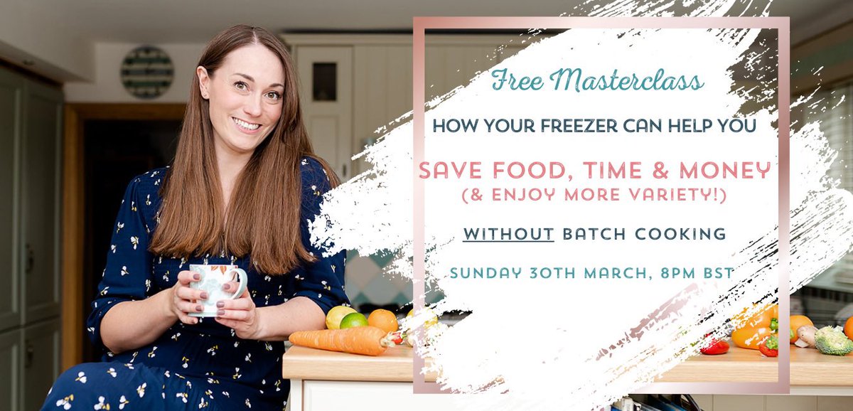 Tired of wasting food but not into batch cooking? 😩

Your freezer is more powerful than you think.

Join my free masterclass and learn how to use it to reduce waste and save money—no bulk cooking required. 🧊💸

🗓 Sign up here → thefullfreezer.com/bfscmasterclas…

#FoodWaste #SaveMoney