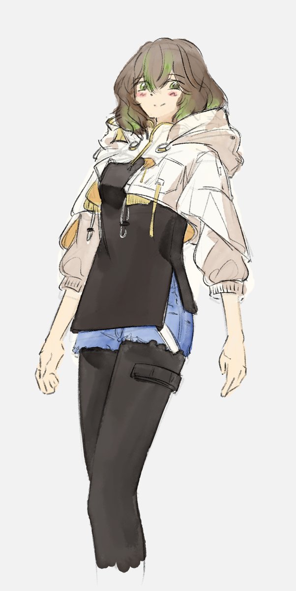 sphene scribble because her new outfit is so cute #FFXIV