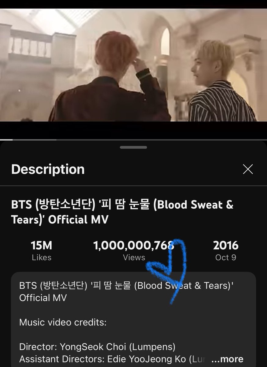 btsthegoats's tweet image. Yay we hit 1 billion!! Queen Blood sweat &amp;amp; tears 👑

Congratulations BTS
BTS BTS BTS
#BSTto1B