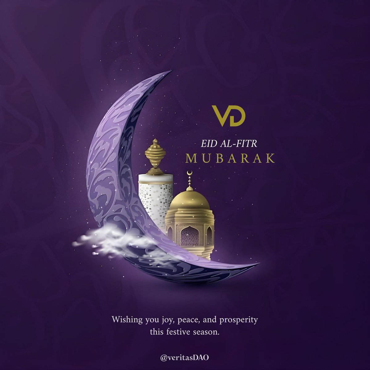 From VeritasDAO to you all,Eid
Mubarak! We hope you have a wonderful
celebration.💫🎉