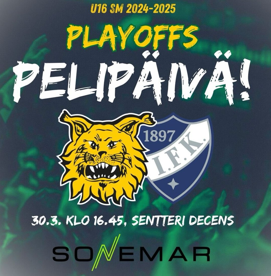 PoikaJaIlves's tweet image. Tänään erittäin jännä kiekkopeli sentterillä! #menovinkki #Tampere #Ilves #U16fi #Kaukajärvi
