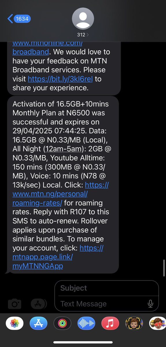 larjide's tweet photo. @Mrbankstips @MTNNG @MTN180  even with the increase of data . Have you started scamming people also

Why will I want to subscribe 33gb for 6500 and end up getting 16gb

Why pls..I need an explanation and rectification pls https://t.co/UxEA7U96L6