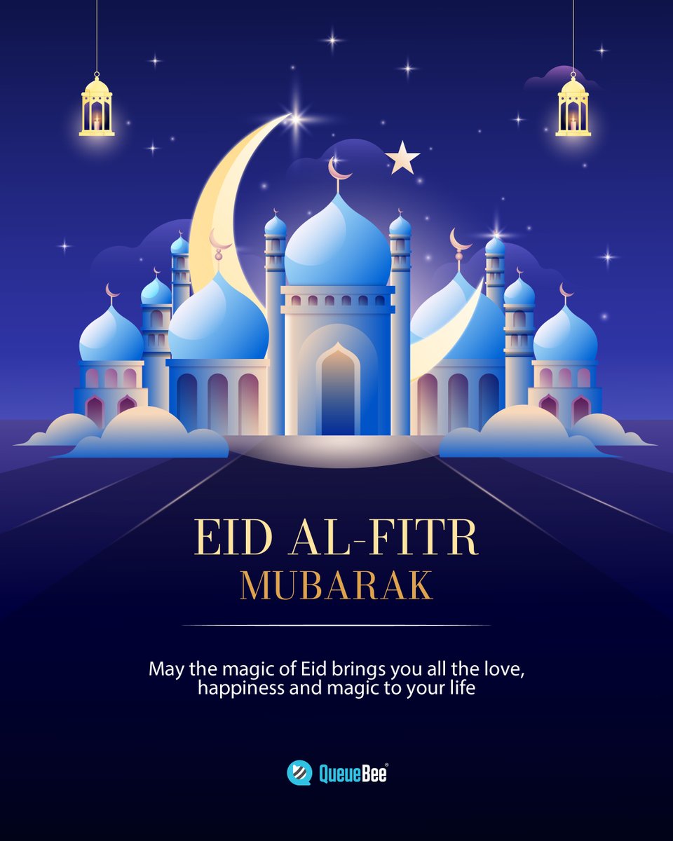 Im_QueueBee's tweet image. Wishing everyone Happy Eid al-Fitr Mubarak! 🌙💚

Eid is a time for reflection, gratitude, and celebration. May your heart be filled with love, peace, and everlasting happiness with your family!

#queuebee #queuebeesolution #eidmubarak #raya  #celebration #queue #queuesystem