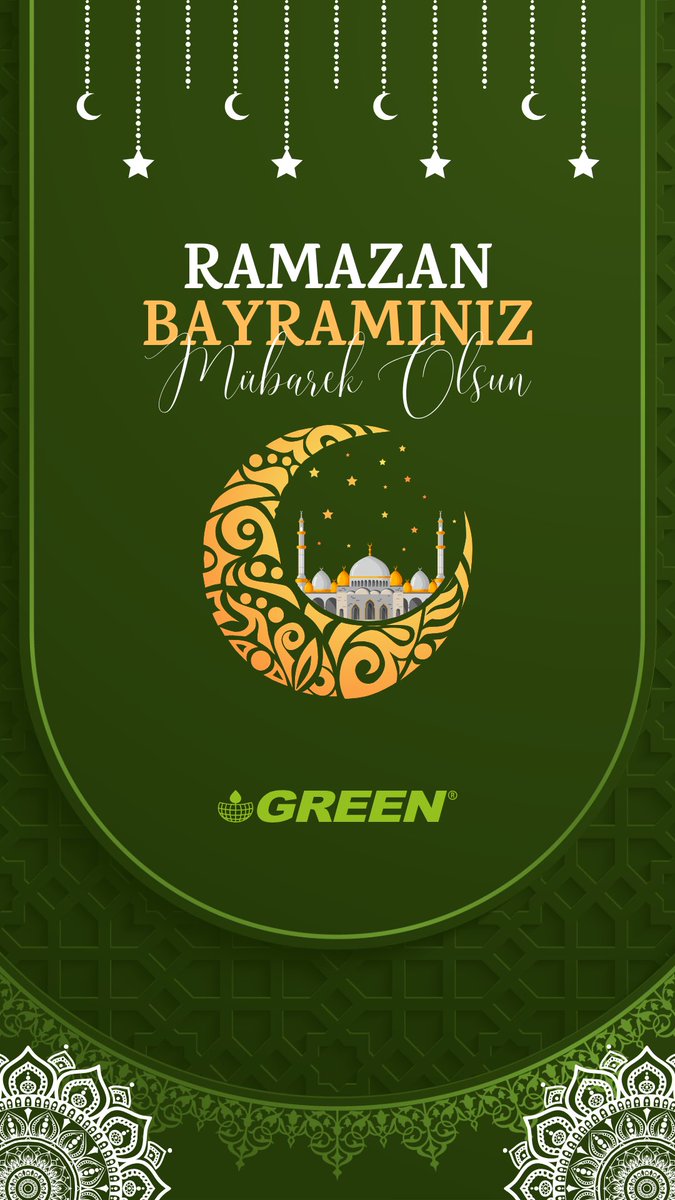 greennettr's tweet photo. 🌙 Sevdiklerinizle birlikte nice güzel bayramlara... Ramazan Bayramınız mübarek olsun! 💚 https://t.co/752DxRz68r