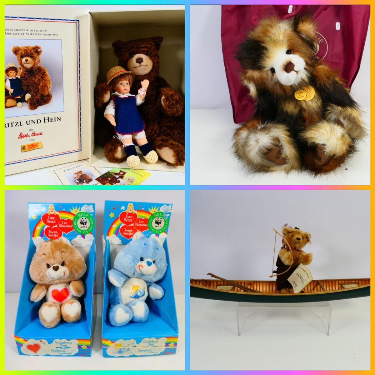 brittoyauctions's tweet photo. Get an early night tonight ready for tomorrow’s exciting live auction which kicks off at 10am. If you like your cuddly toys you’re in for a treat! View the full catalogue at https://t.co/tcCAEvBBxe
#charliebear #steiff #carebear #dinky #corgi #matchbox #hornby #mattel #starwars https://t.co/qoXxntAnFp